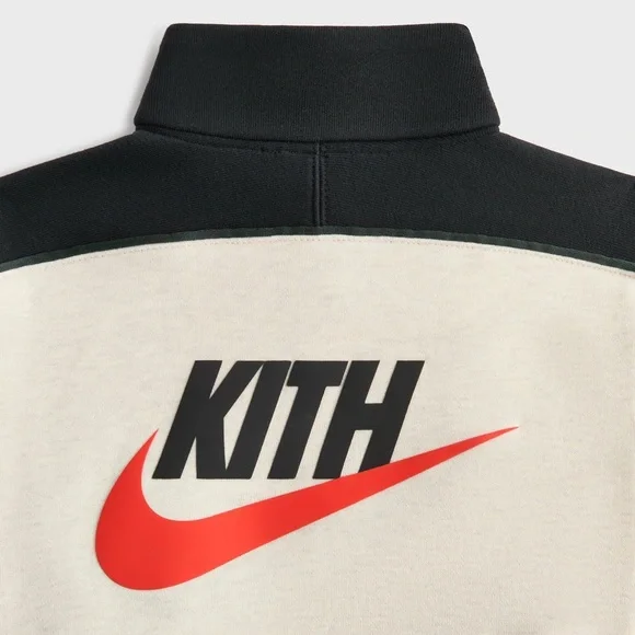 Kith Kids for Nike Fleece Dress in Sail Heather Youth Size XL Swoosh Logo FW25